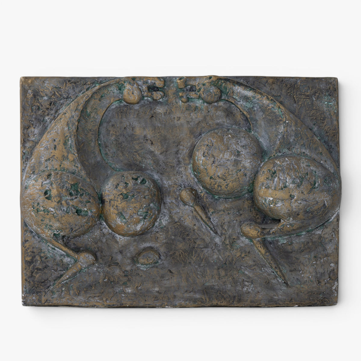 Relief in plaster