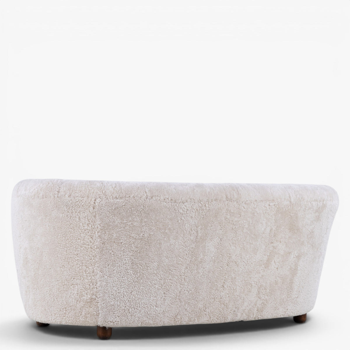 Banansofa i lammeskind