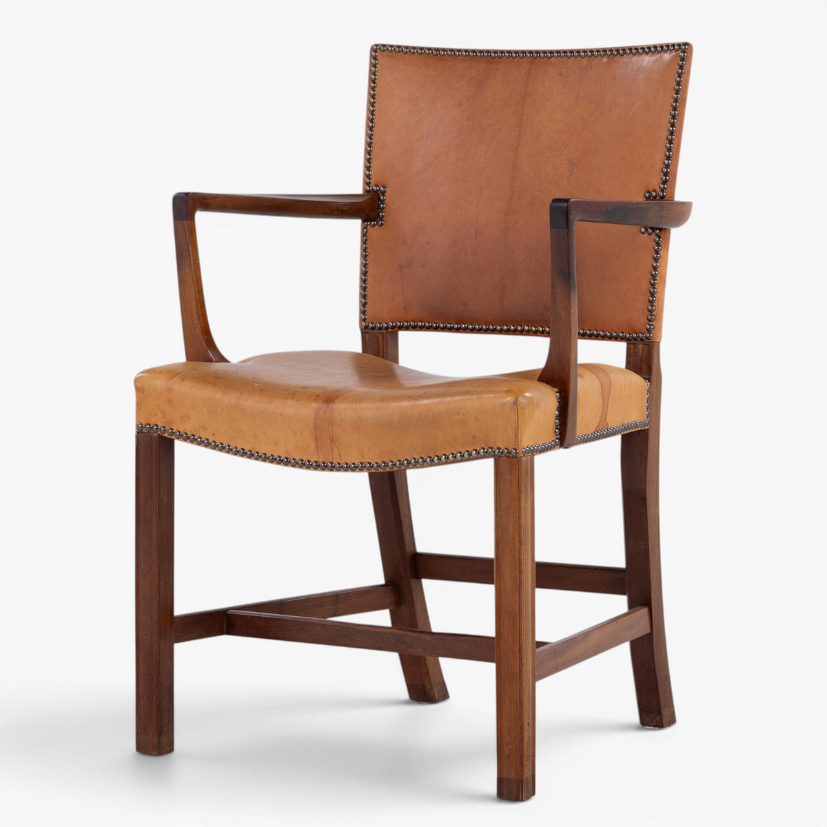 KK 3758A - Armchair in mahogany