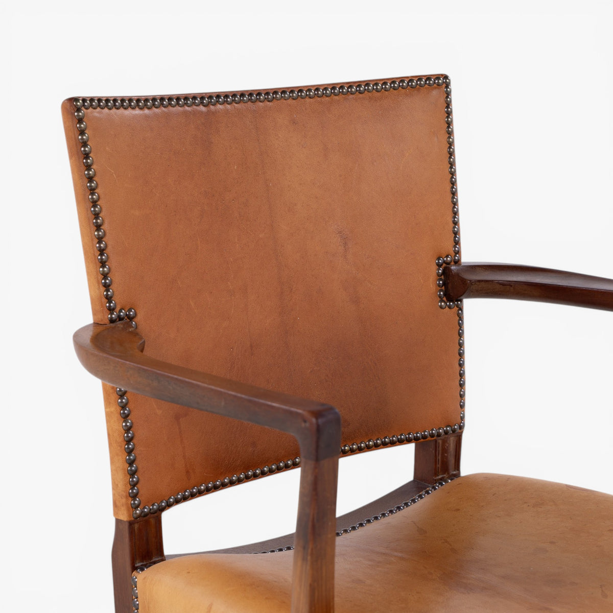 KK 3758A - Armchair in mahogany