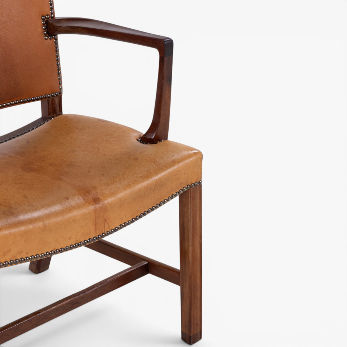 KK 3758A - Armchair in mahogany