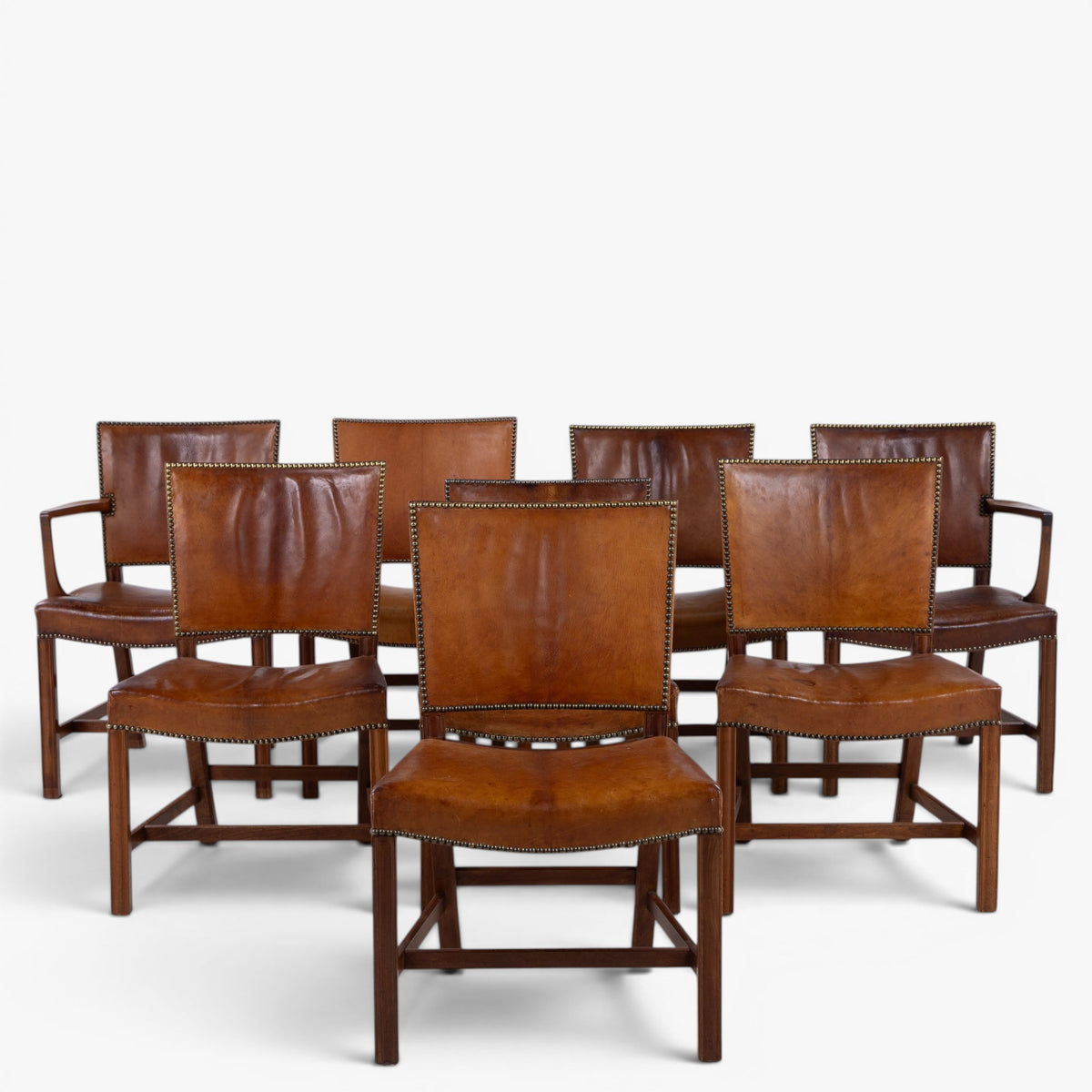 KK 3758A - Armchair in mahogany