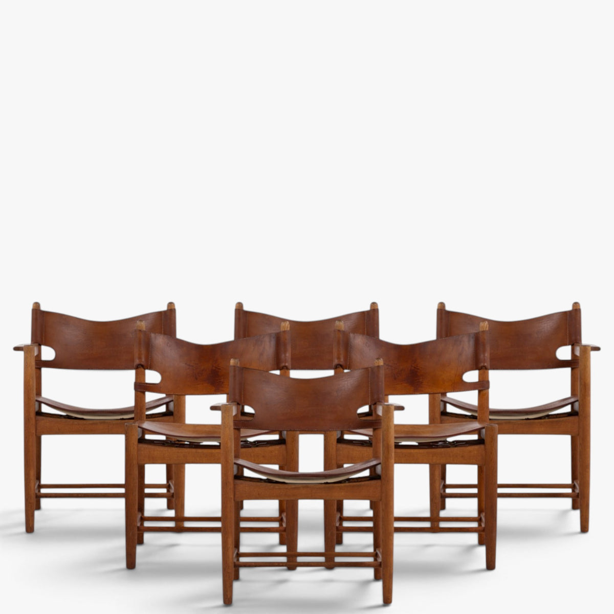 BM 3238/37 - Set of six dining chairs