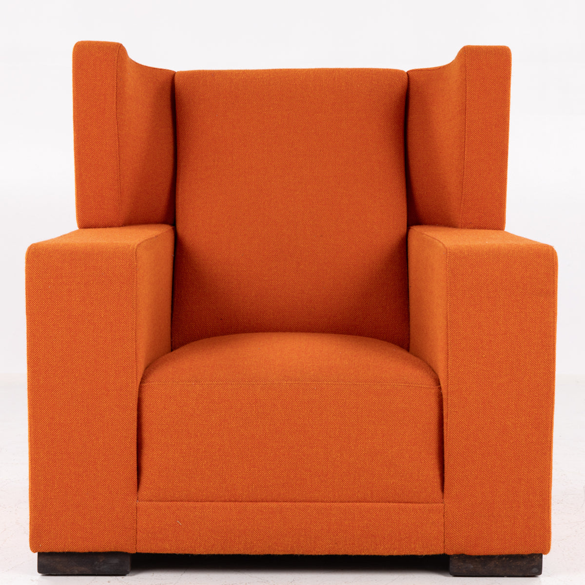 Square Chair i orange tekstil