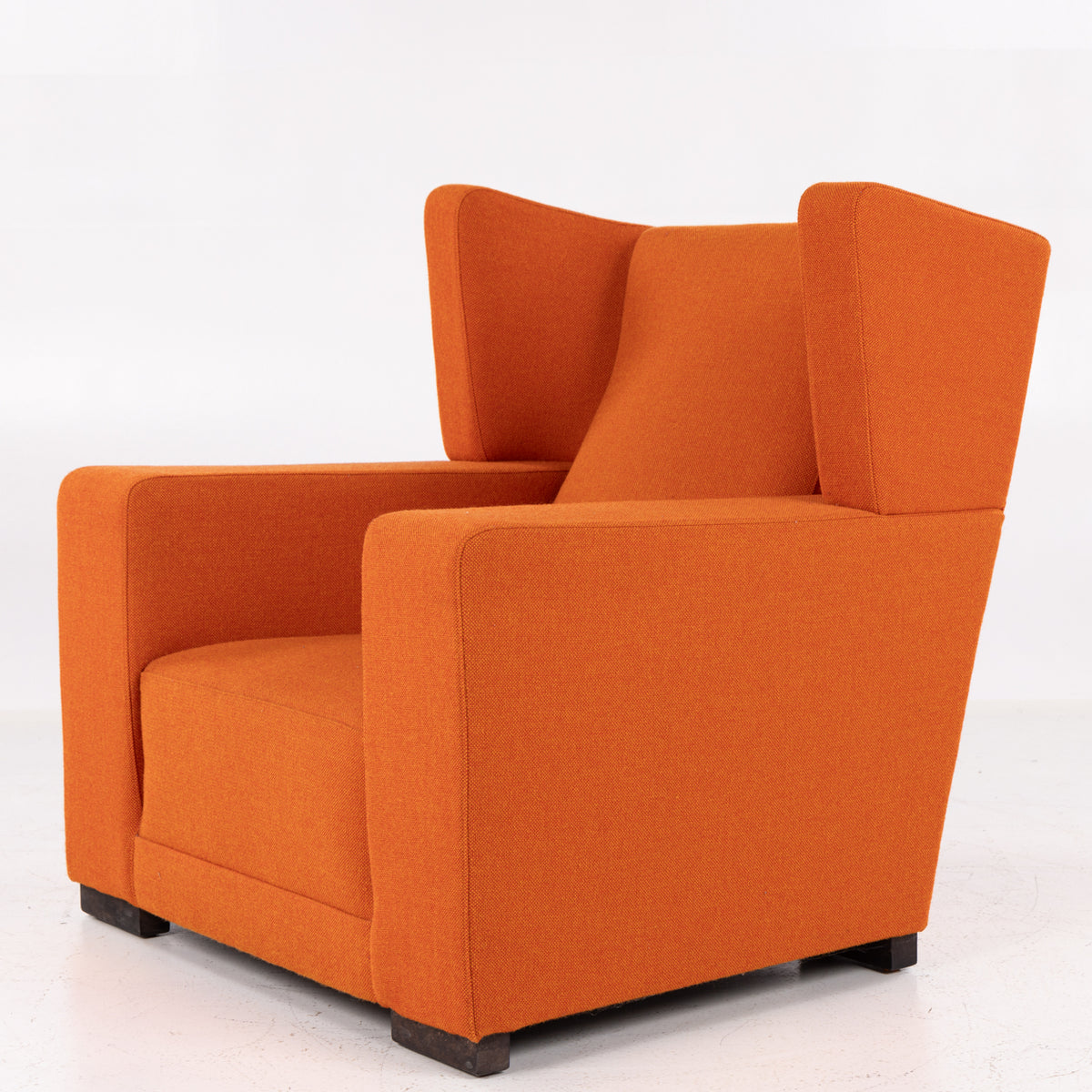 Square Chair i orange tekstil