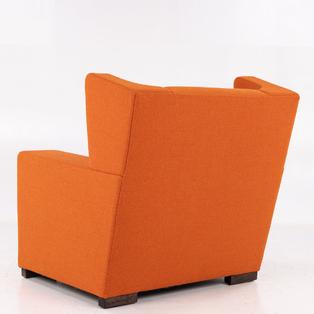 Square Chair i orange tekstil