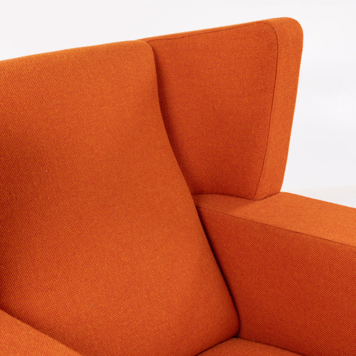 Square Chair i orange tekstil