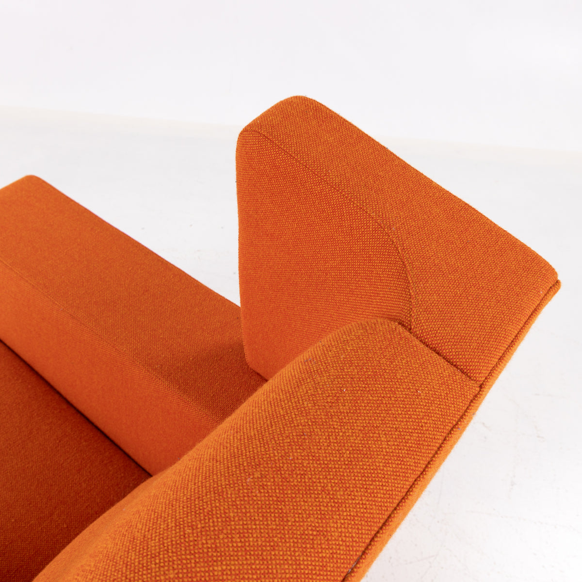 Square Chair i orange tekstil