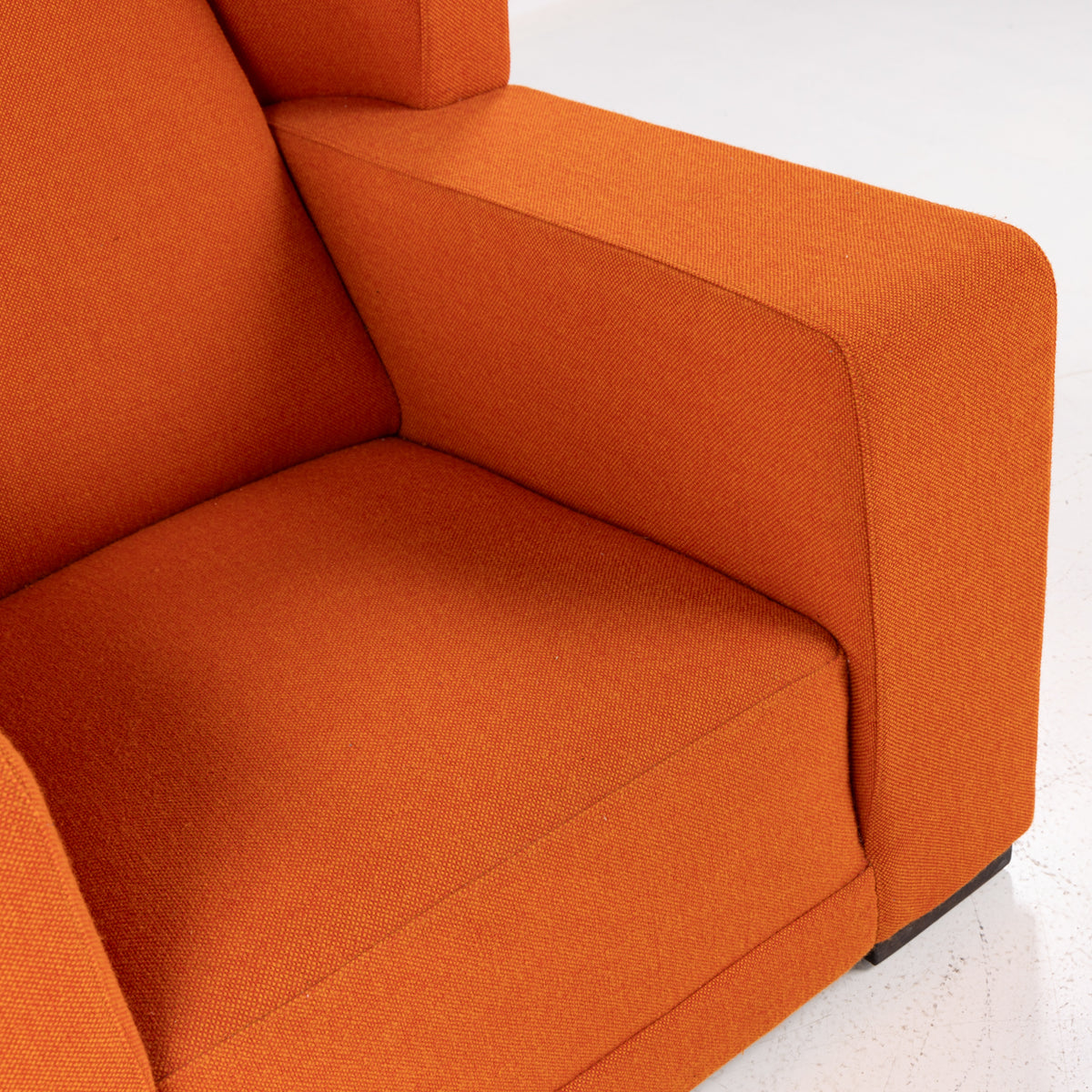 Square Chair i orange tekstil