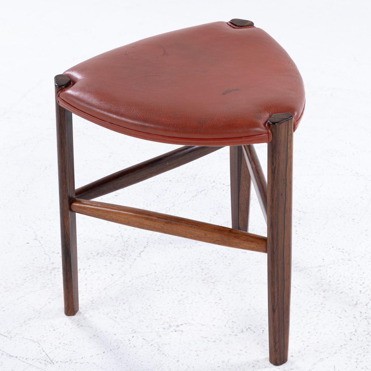 Stool in rosewood