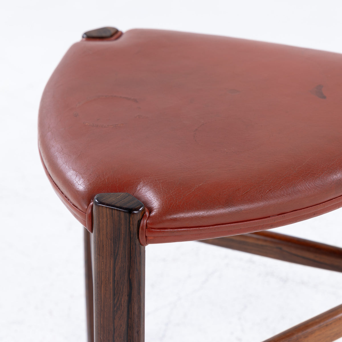 Stool in rosewood
