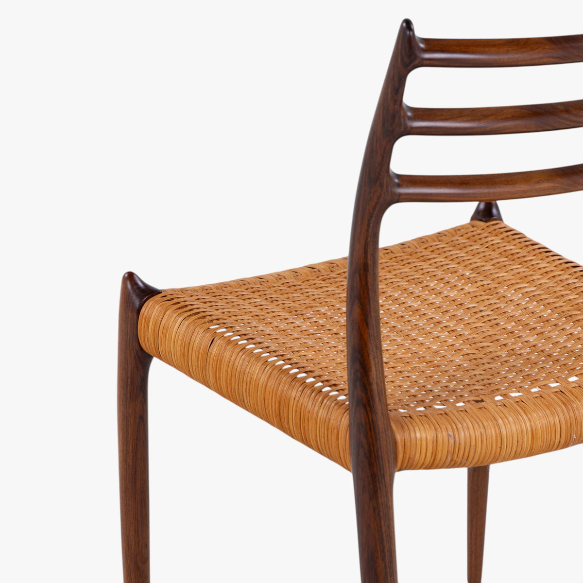 NO 78 - Set of 6 dining chairs in rosewood