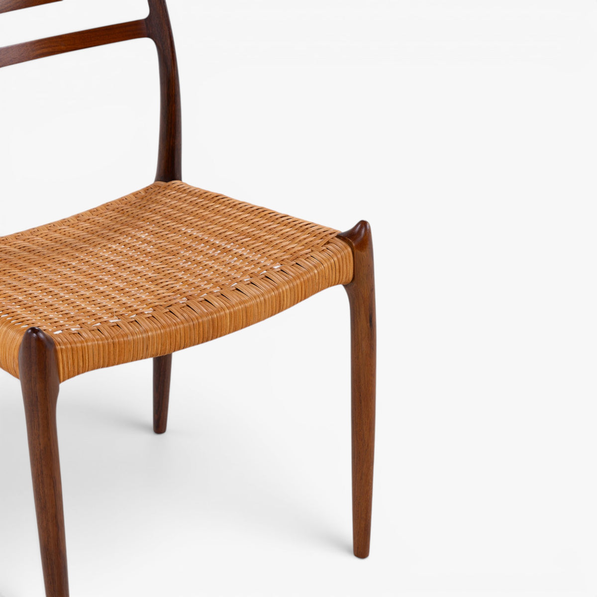 NO 78 - Set of 6 dining chairs in rosewood
