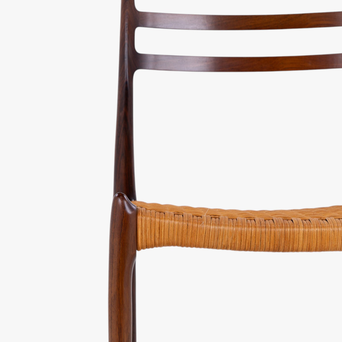 NO 78 - Set of 6 dining chairs in rosewood