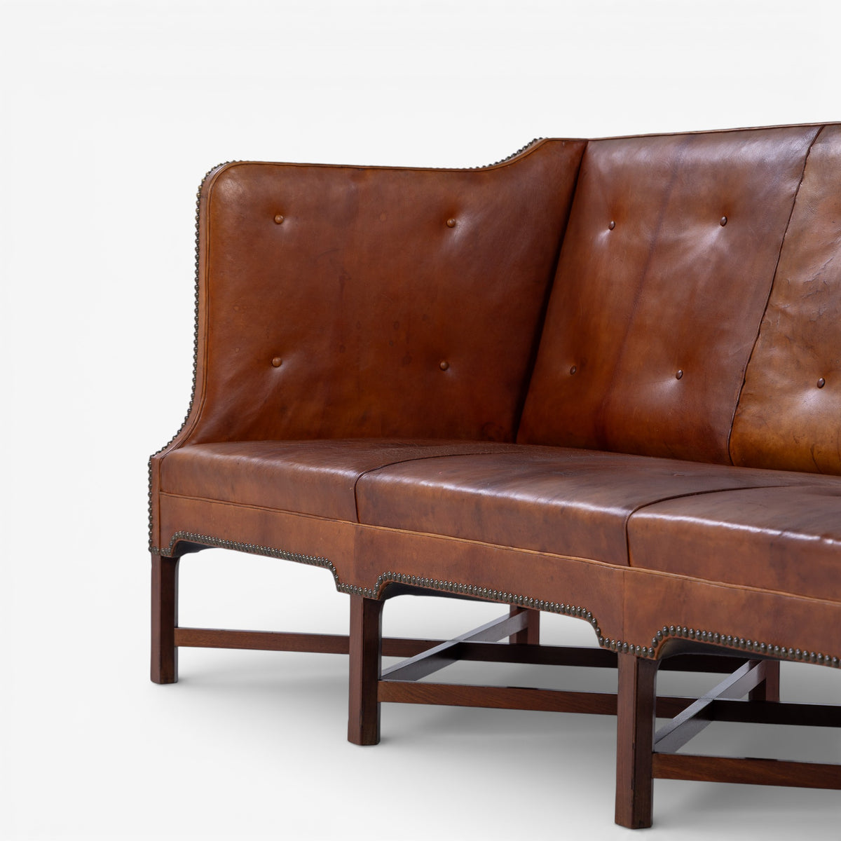 KK 4118 - 3-seater sofa in original Niger leather