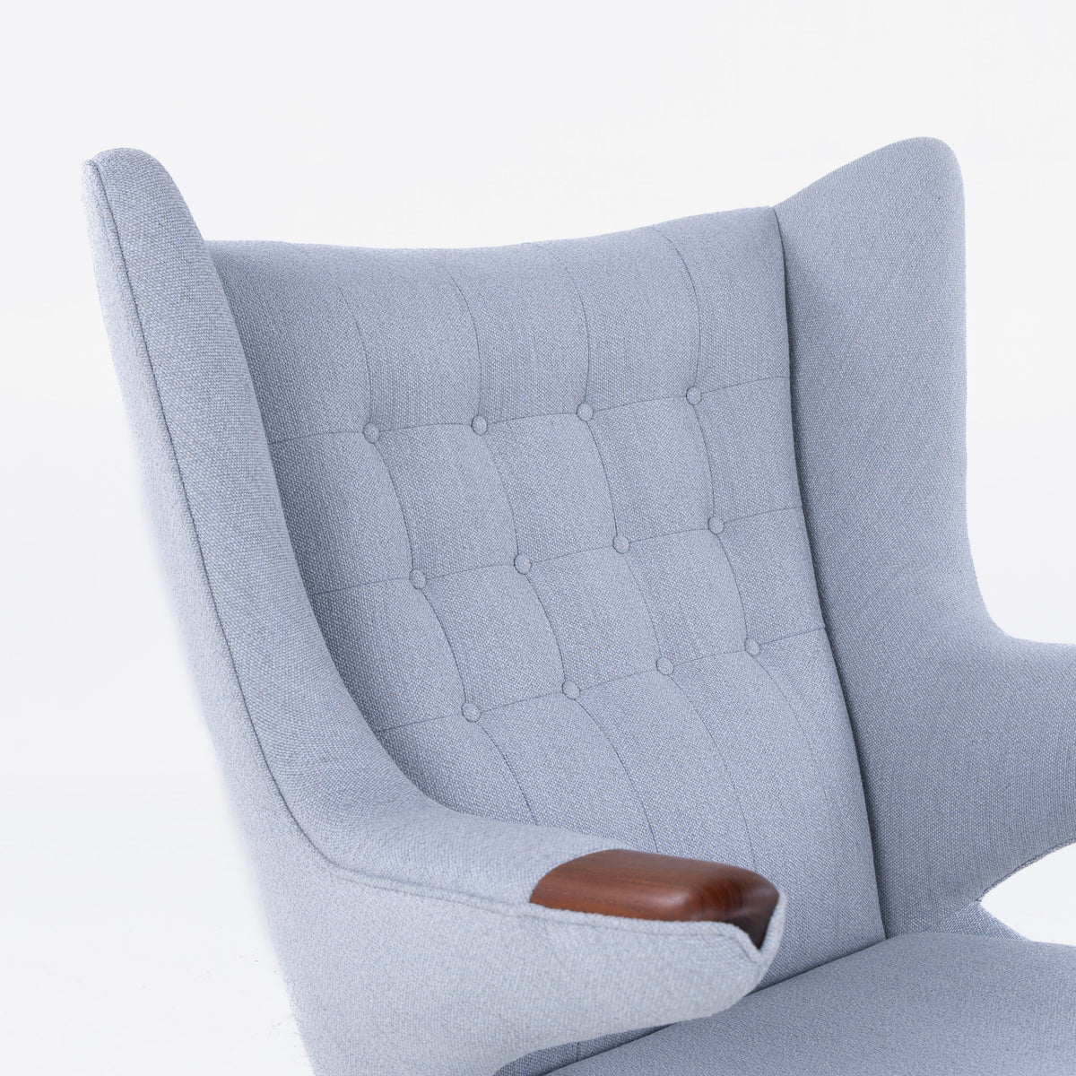 AP 19 - Papa Bear Chair w. stool in new fabric