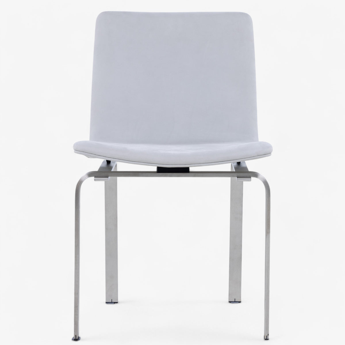 JH 3 - Sæt á 4 spisestuestole i 'Royal Nubuck'-læder