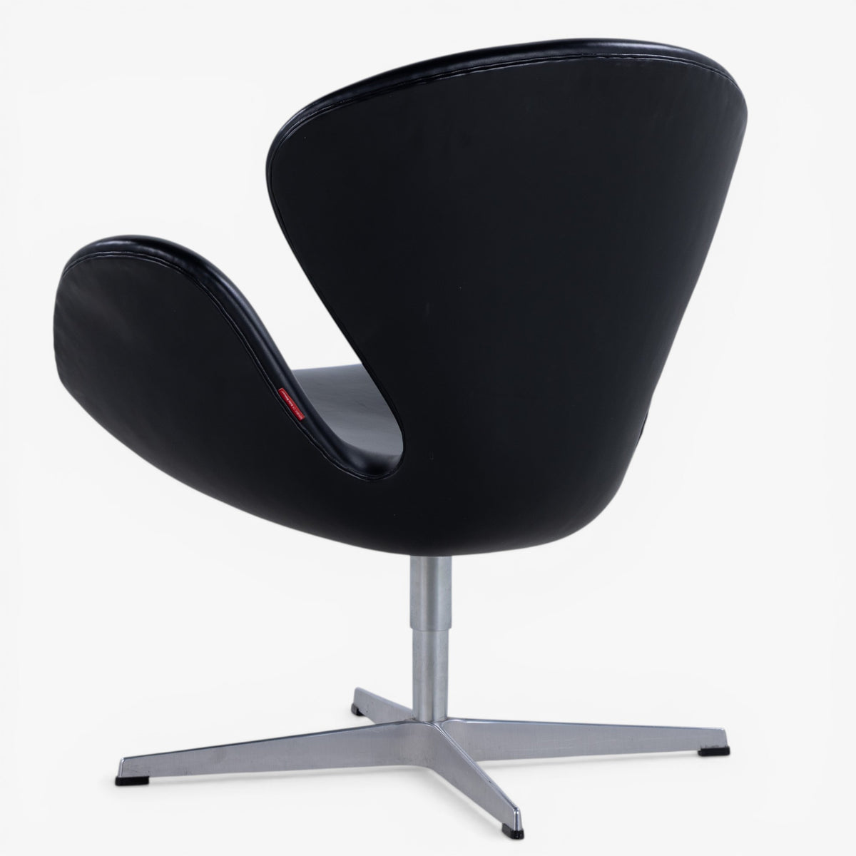 'The Swan' in black leather