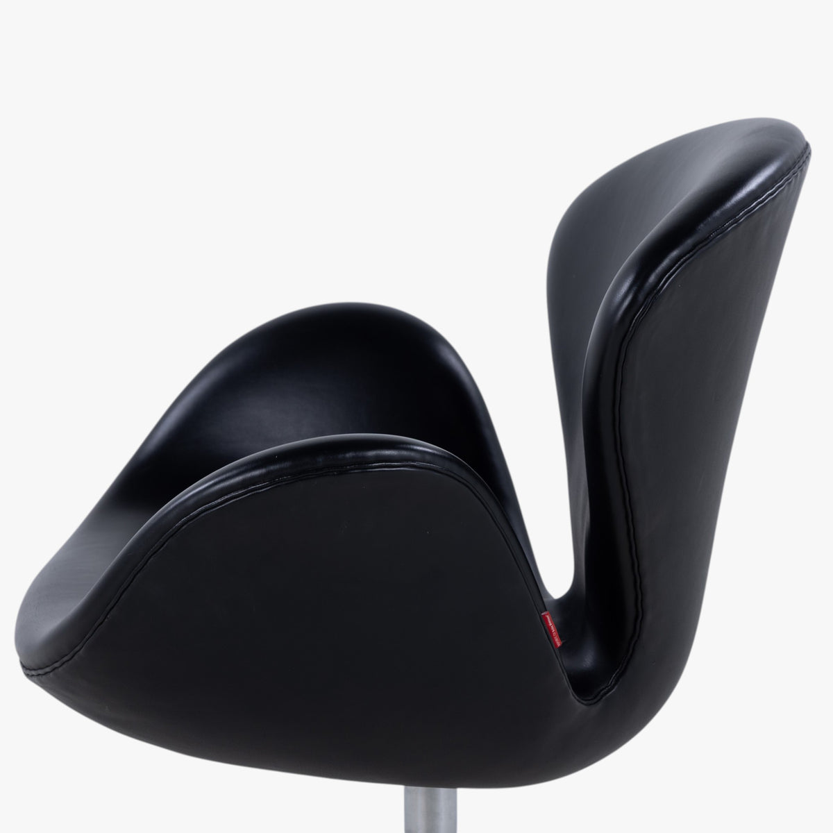 'The Swan' in black leather