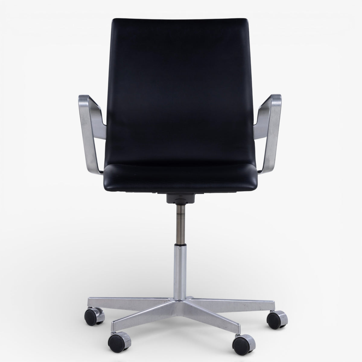 AJ 3291 - Office chair in black leather