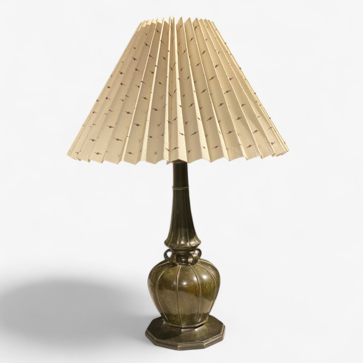 Bordlampe i diskometal