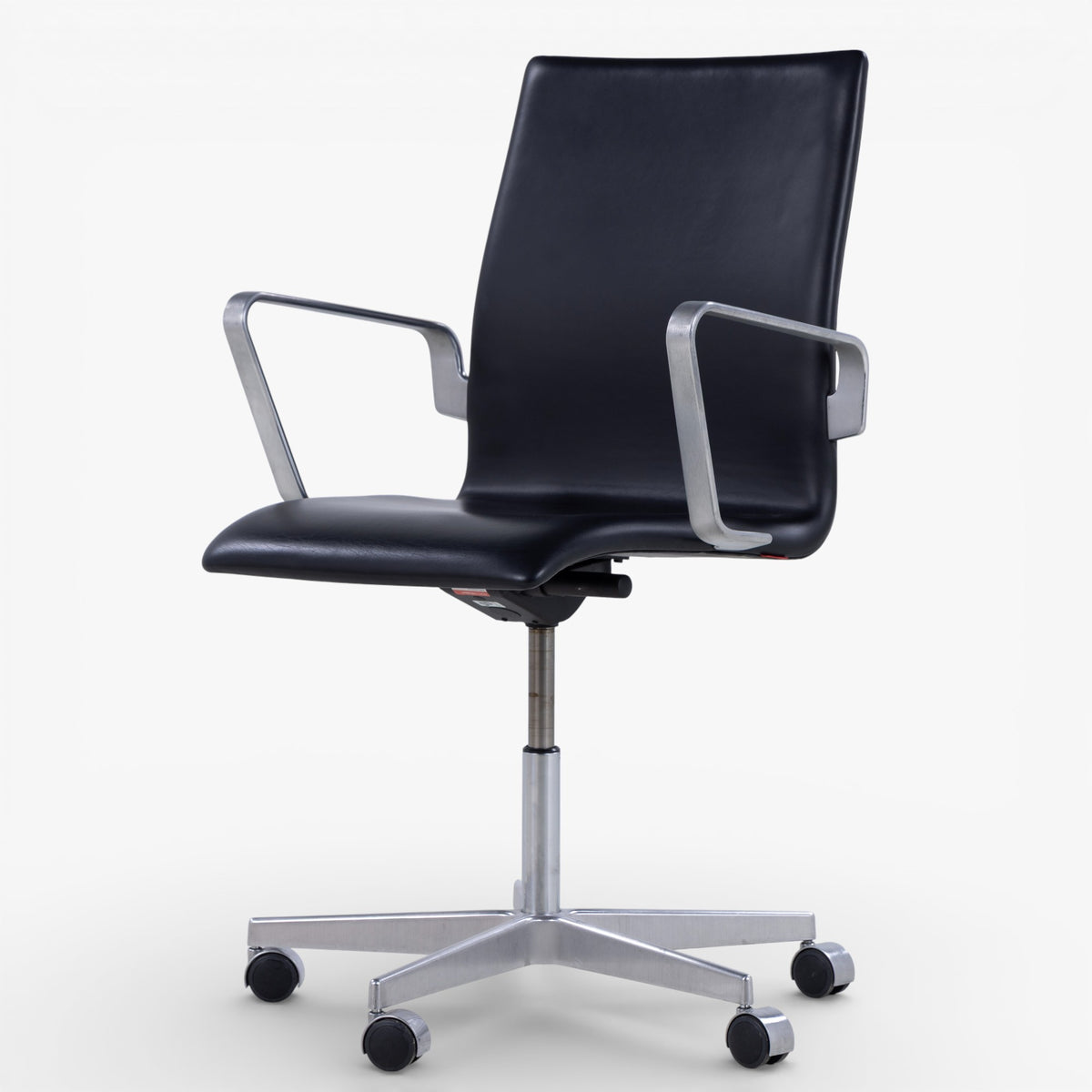 AJ 3291 - Office chair in black leather