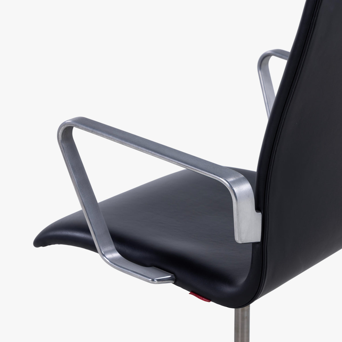 AJ 3291 - Office chair in black leather