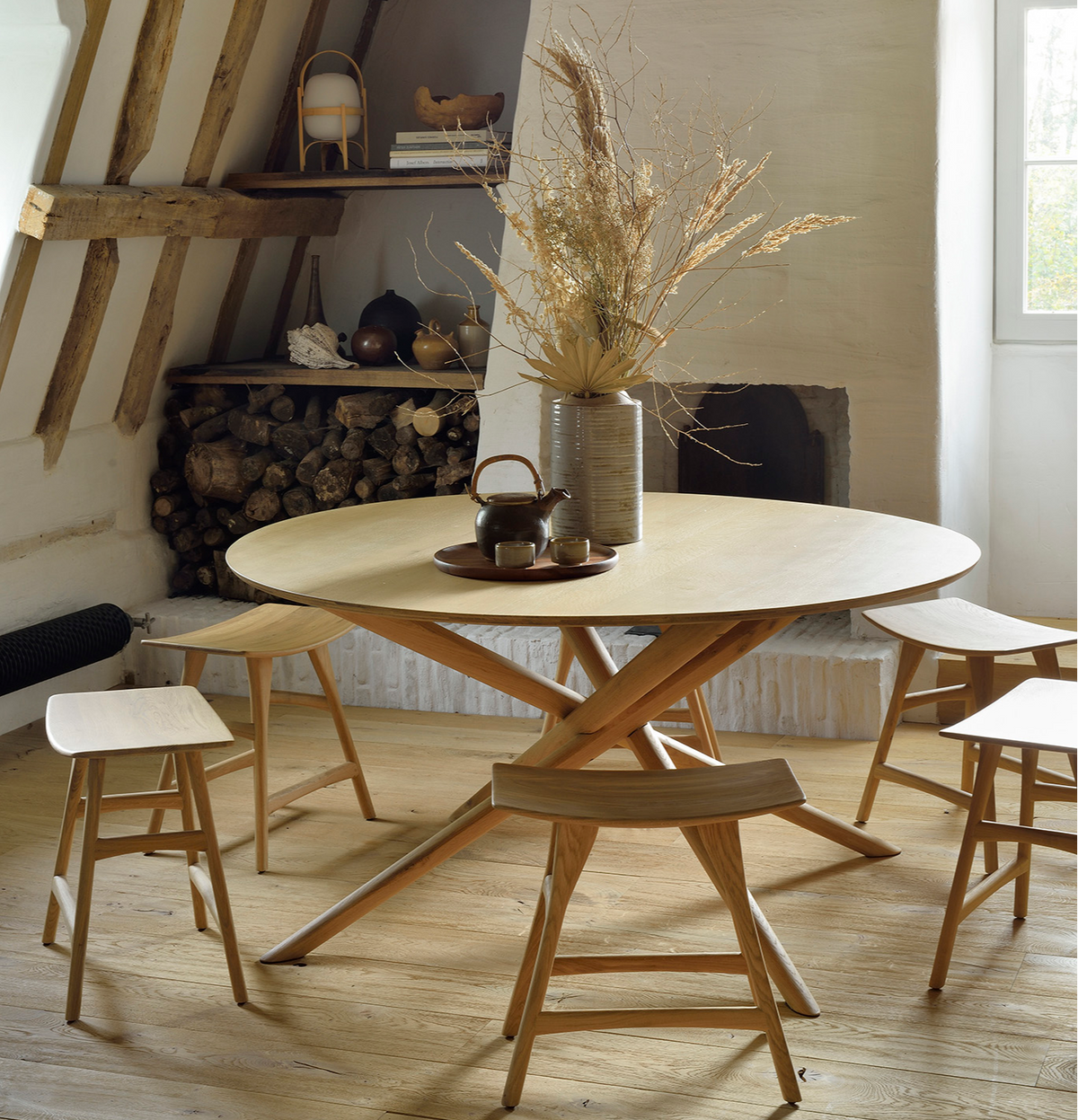 Oak Mikado spisebord