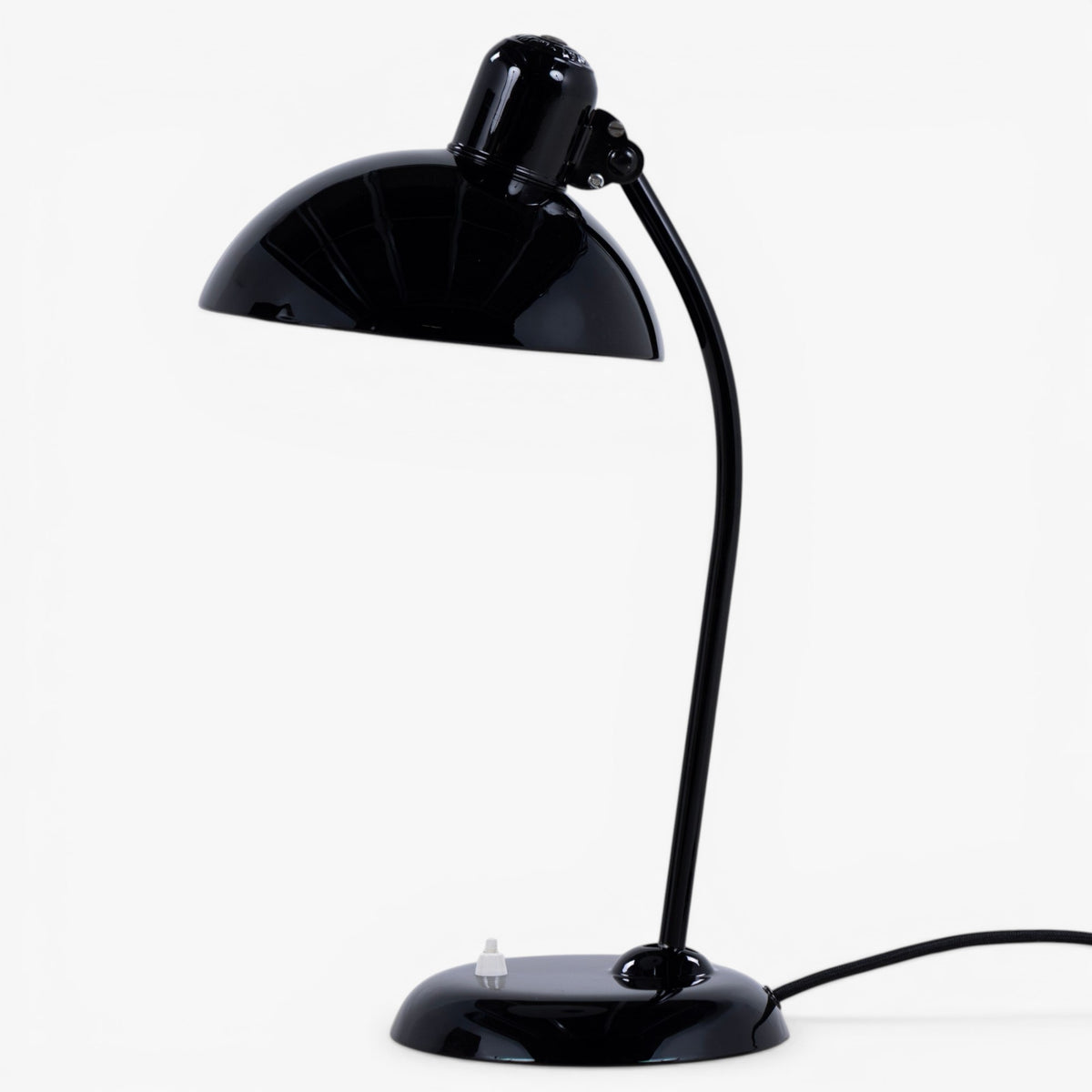 Table lamp in black metal
