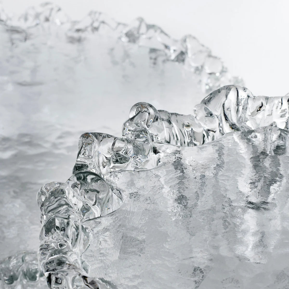 Fountain' sidebord i glas
