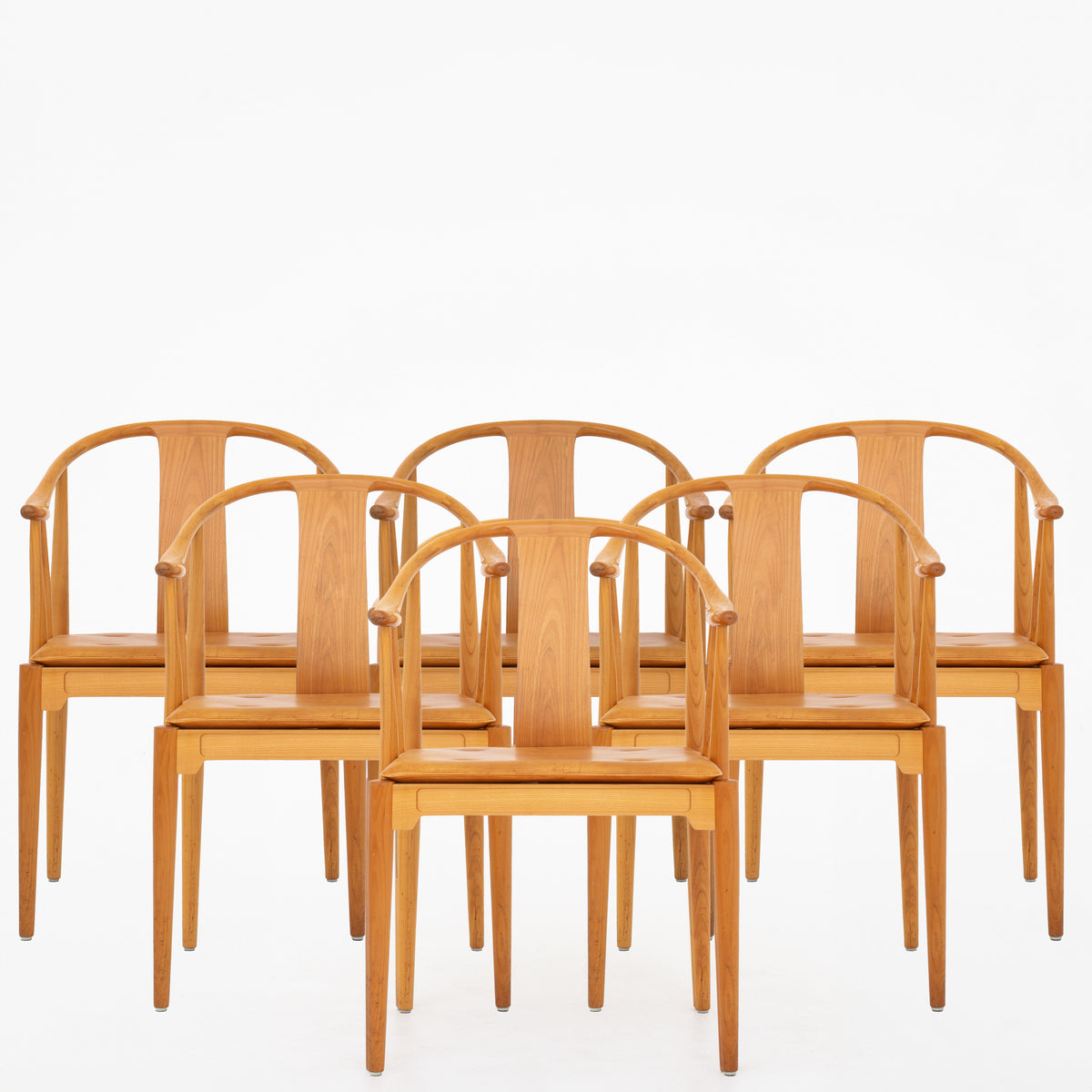 FH 4283 - Set of 6 China Chairs in cherry
