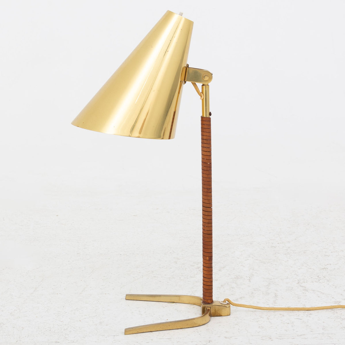 Sjælden bordlampe i messing