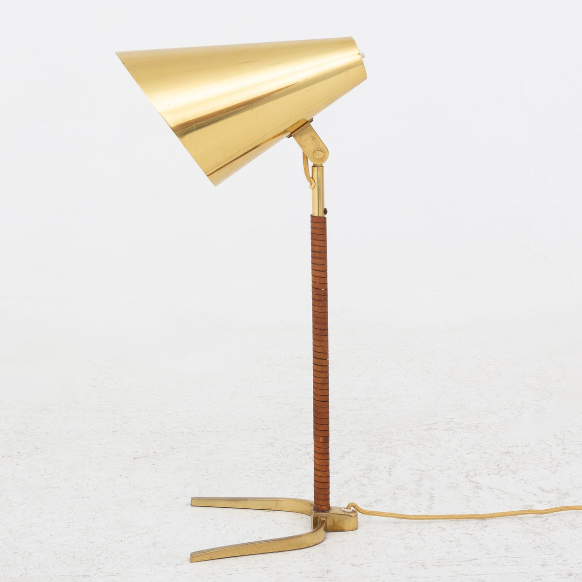 Sjælden bordlampe i messing