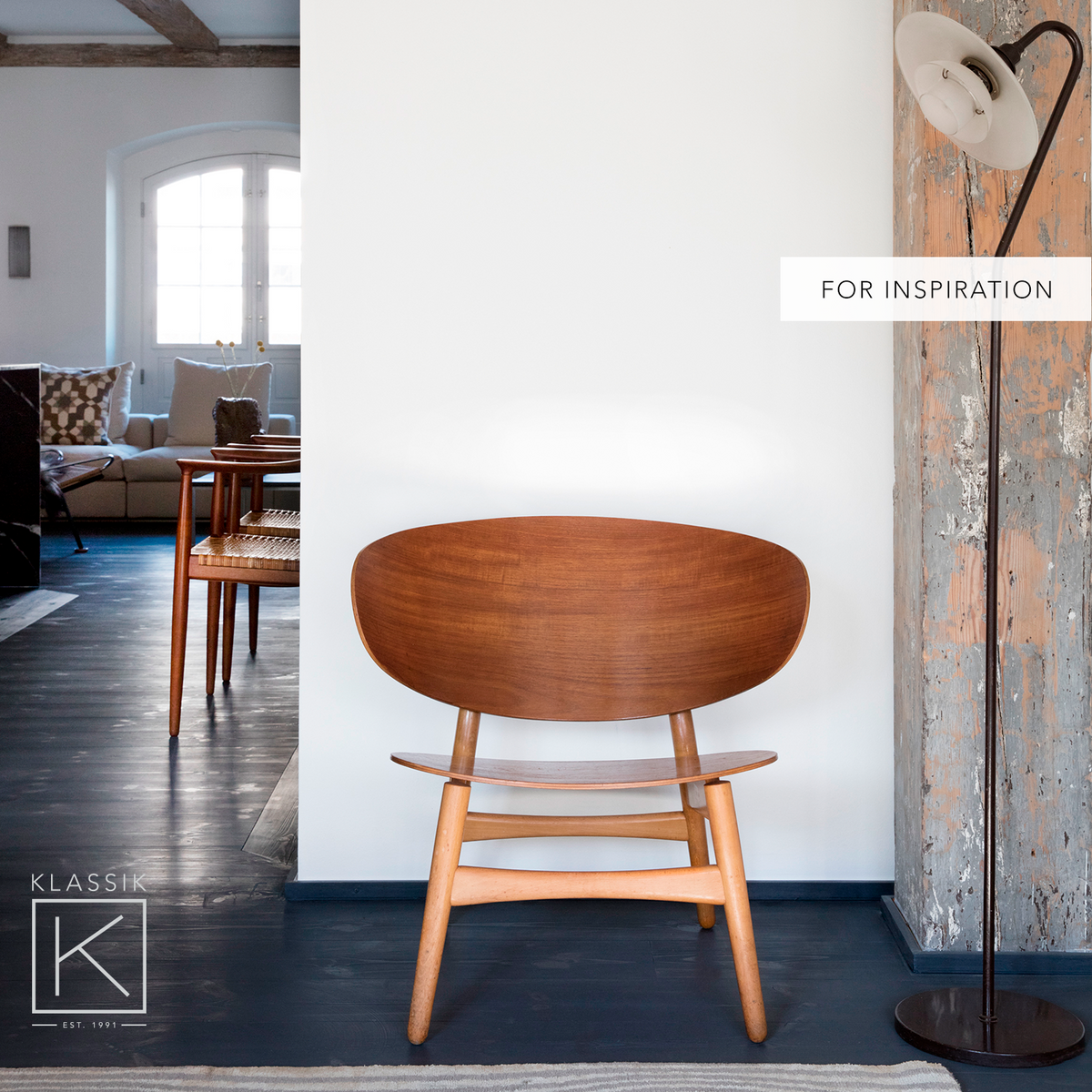 FH 1936 - Skalstol i teak