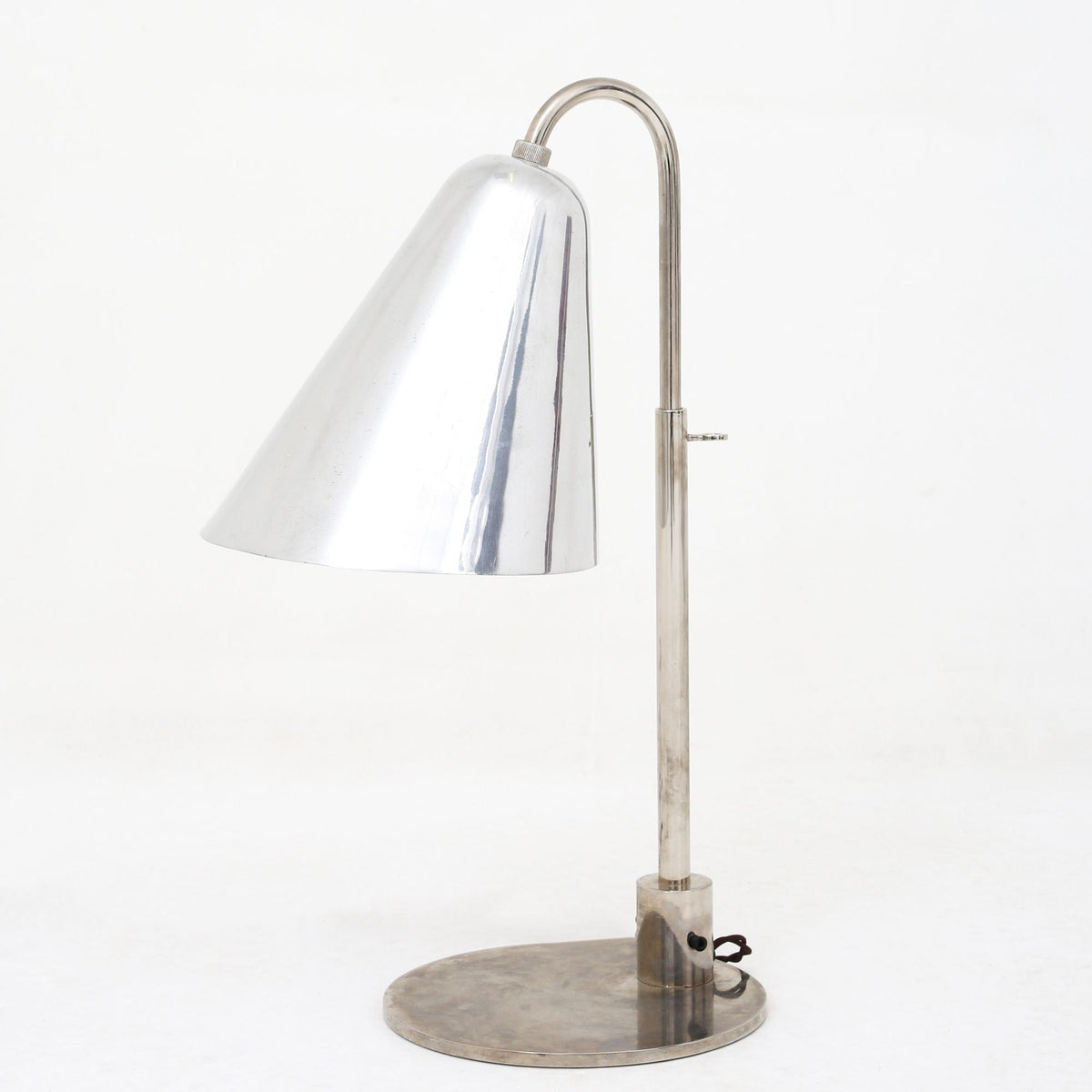 Sjælden bordlampe i metal