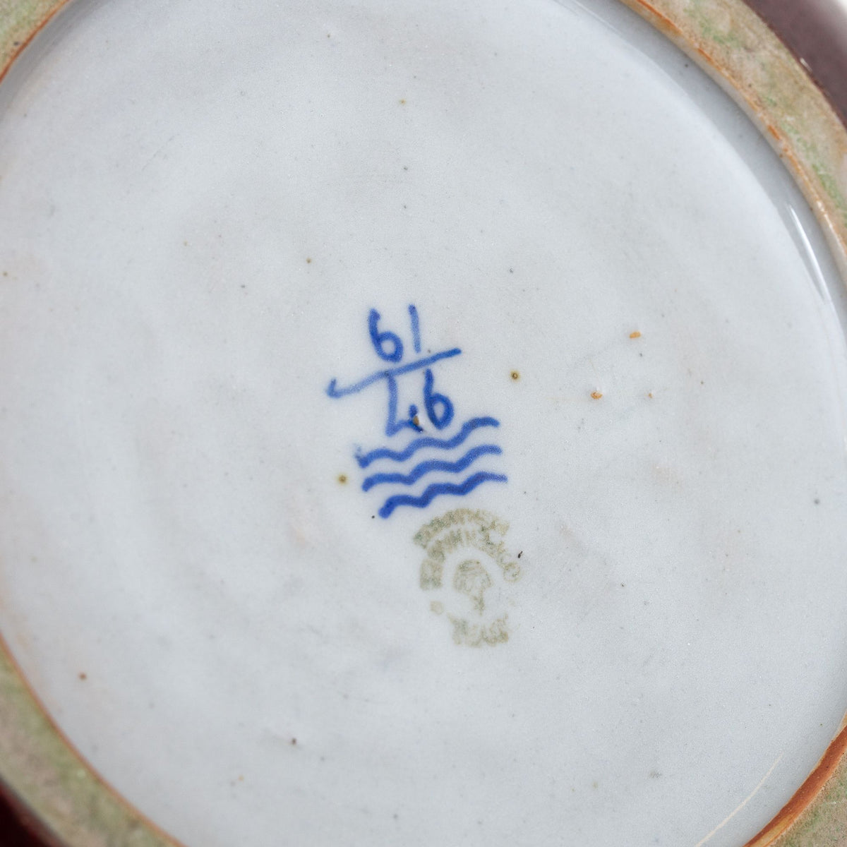 Jar in stoneware w. lid