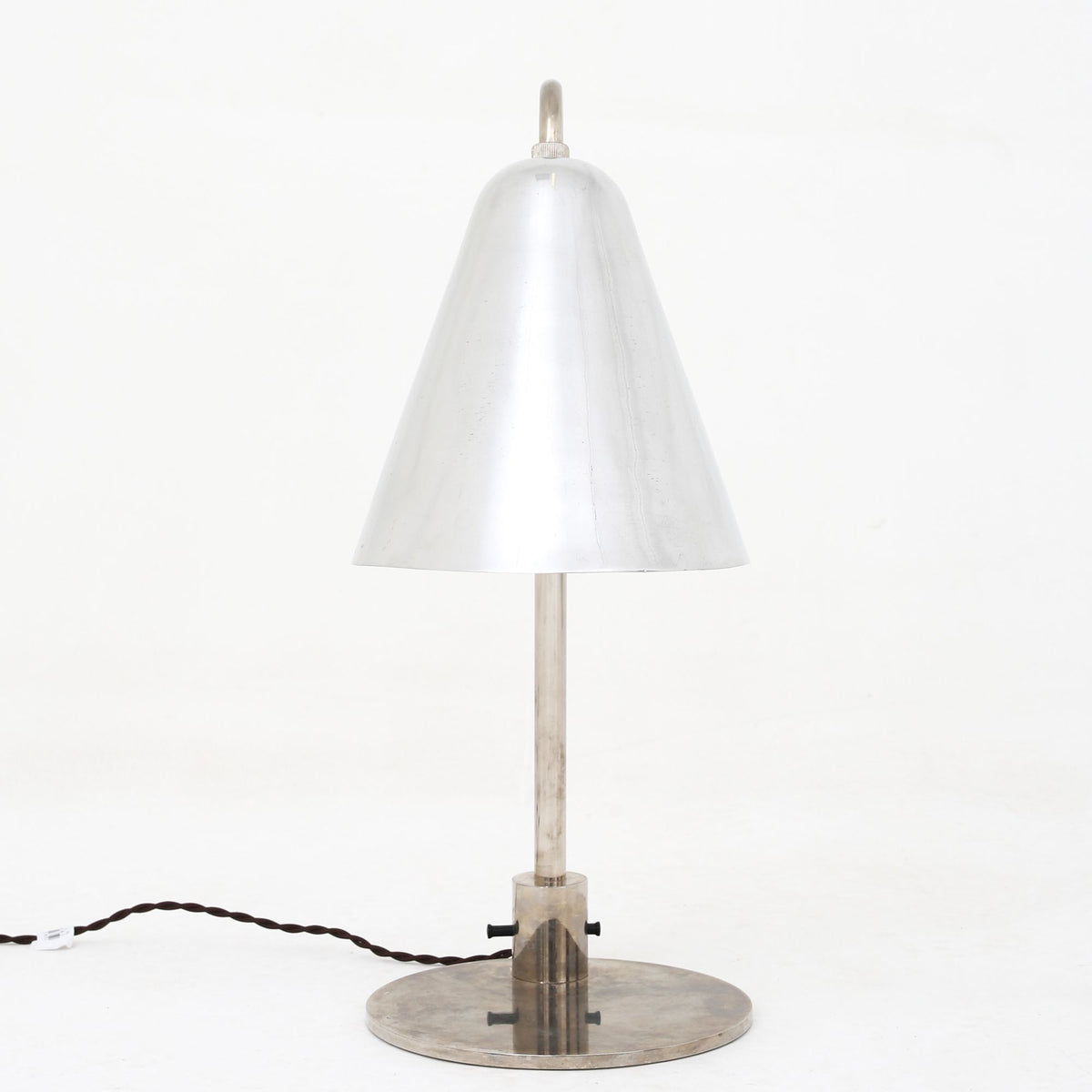 Sjælden bordlampe i metal