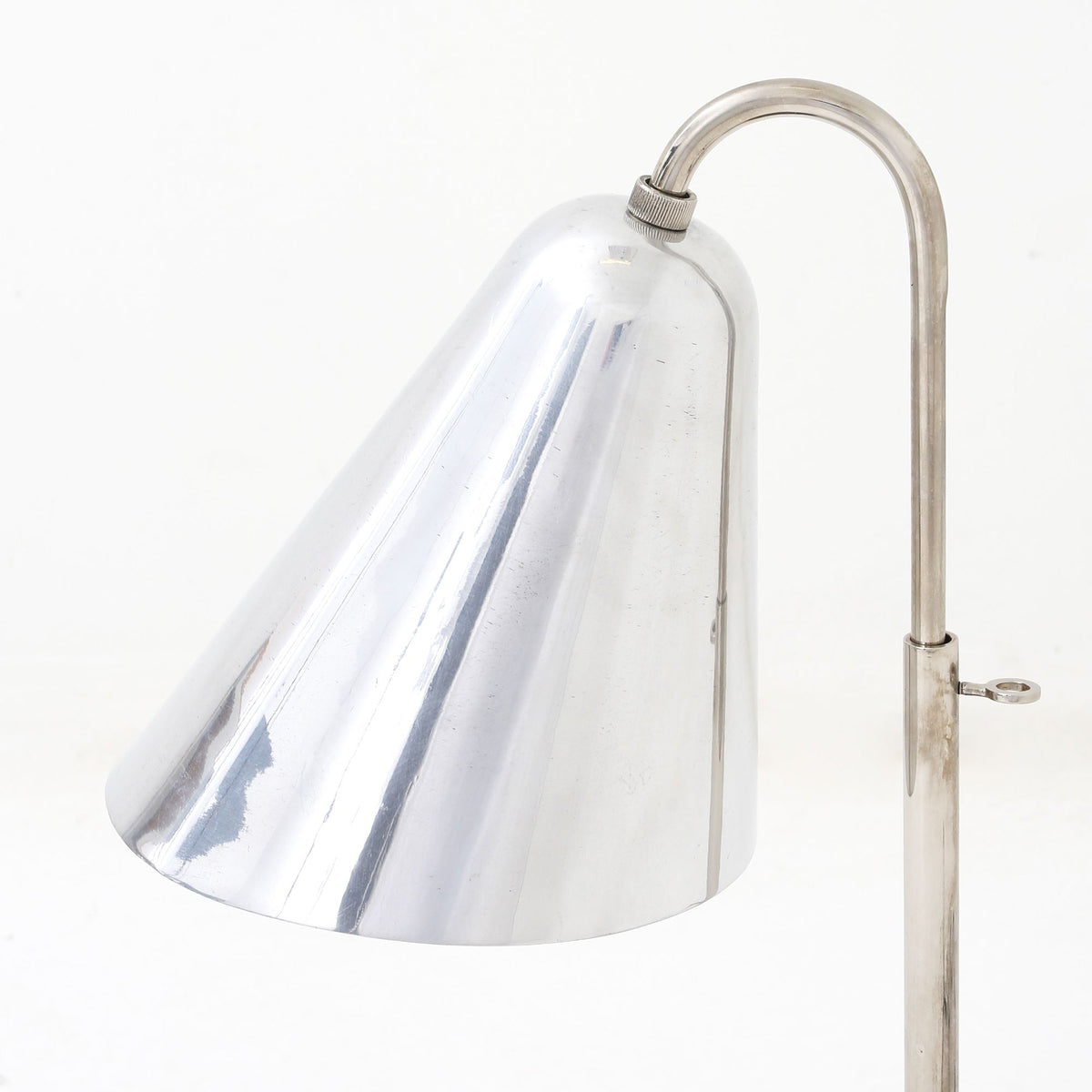 Sjælden bordlampe i metal
