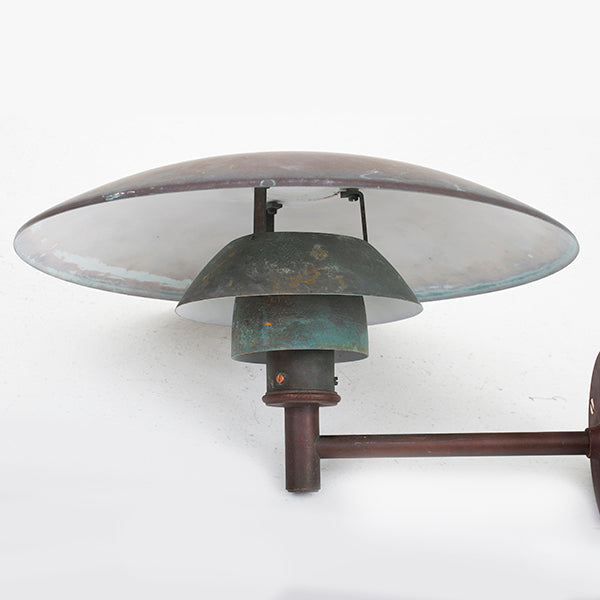 PH 45 - Udendørslampe i kobber