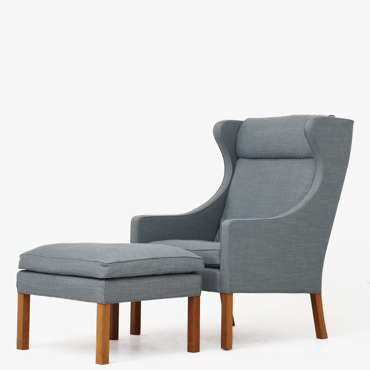 BM 2204 - Wingback Chair in new textile